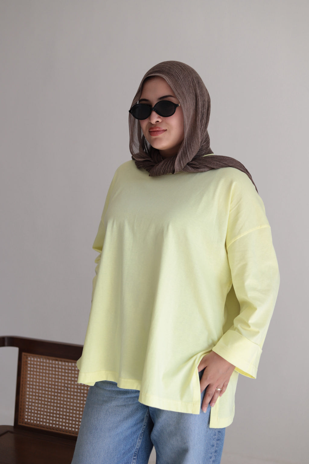 Butter yellow t-shirt