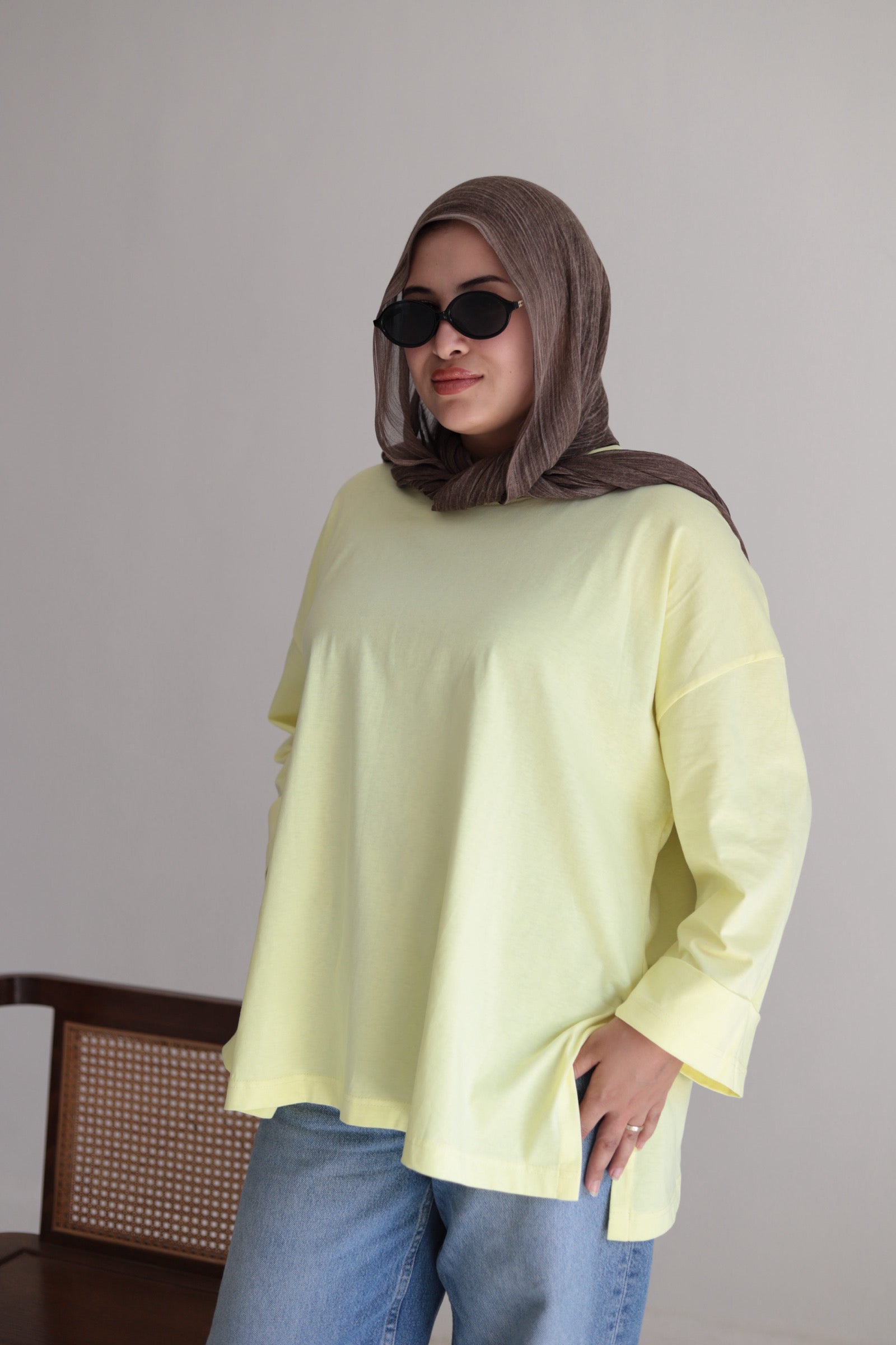 Butter yellow t-shirt