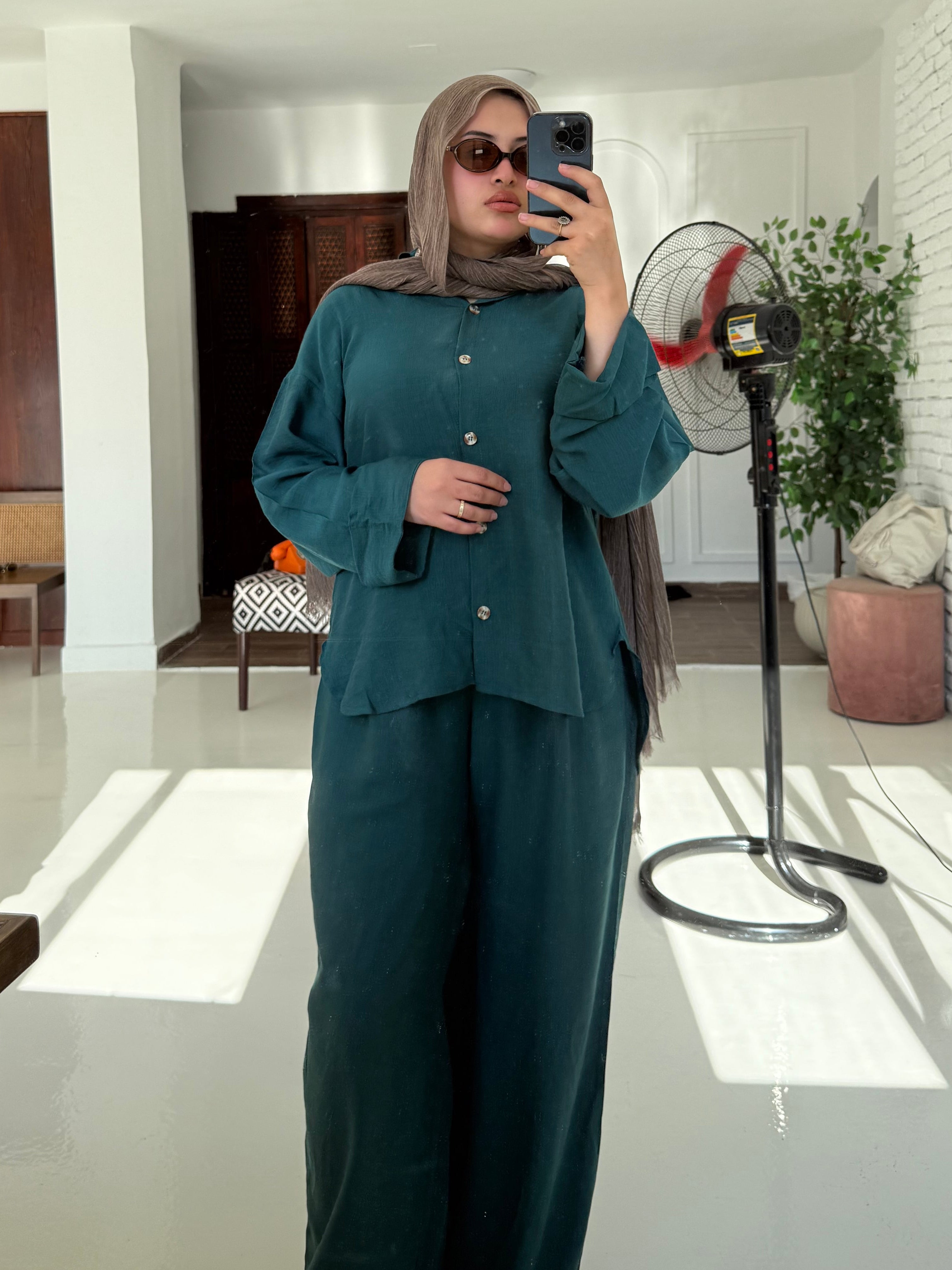 Petroleum fluffy set