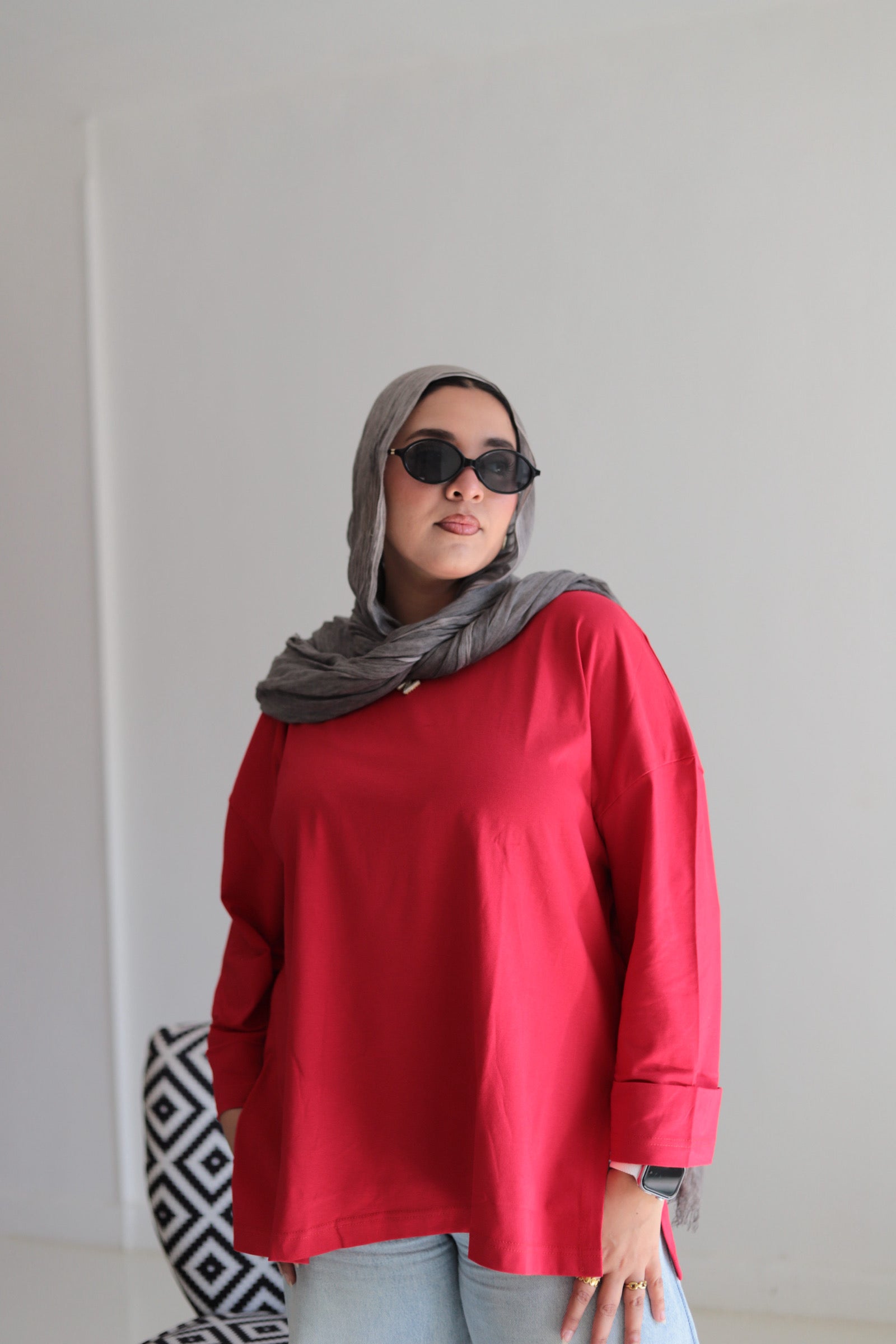 Red t-shirt