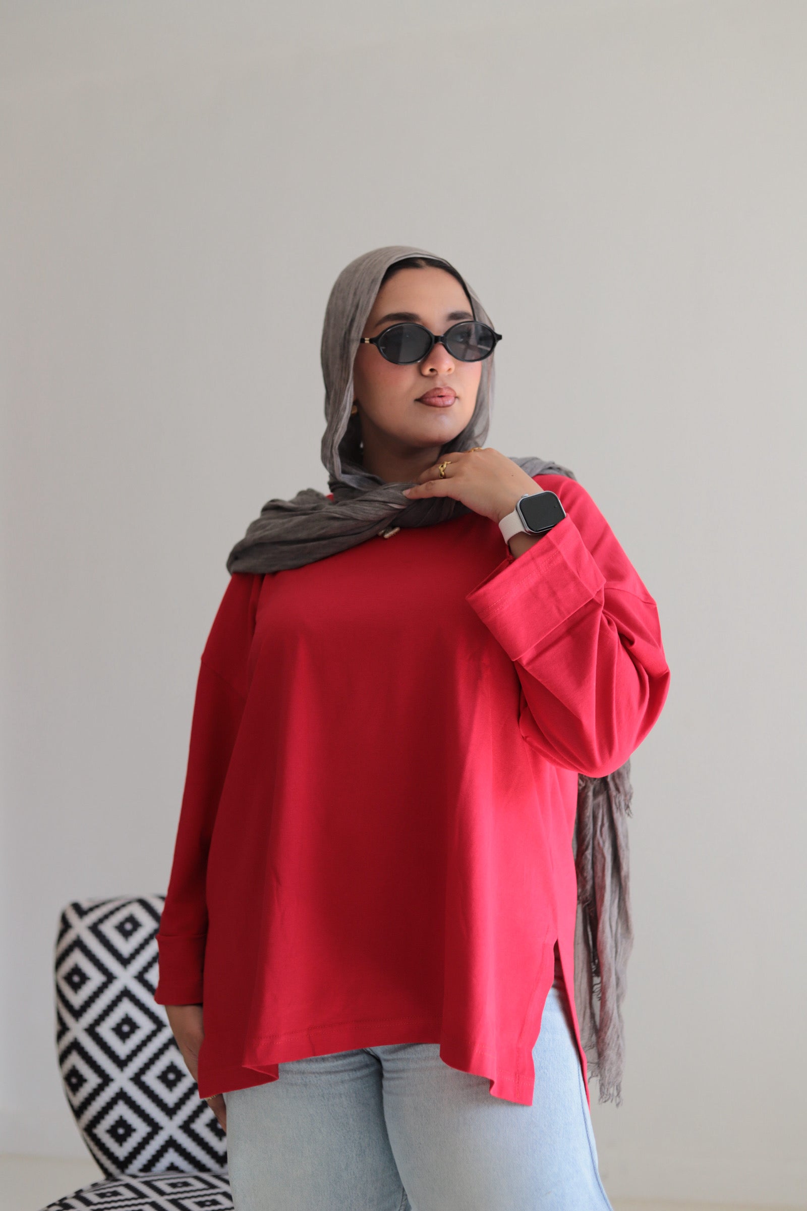 Red t-shirt